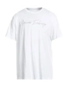Armani Exchange Man T-shirt White Size L Cotton