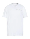 Armani Exchange Man T-shirt White Size Xs Cotton, Elastane