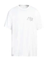 Armani Exchange Man T-shirt White Size L Organic Cotton