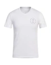 Armani Exchange Man T-shirt White Size L Pima Cotton
