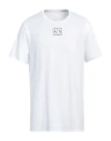 Armani Exchange Man T-shirt White Size L Pima Cotton