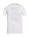 Armani Exchange Man T-shirt White Size M Cotton In White