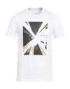 Armani Exchange Man T-shirt White Size M Cotton