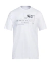 Armani Exchange Man T-shirt White Size M Cotton