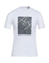 Armani Exchange Man T-shirt White Size M Cotton