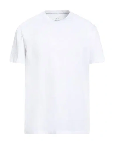 Armani Exchange Man T-shirt White Size M Cotton