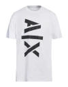 Armani Exchange Man T-shirt White Size M Cotton