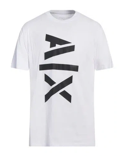 Armani Exchange Man T-shirt White Size M Cotton