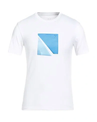 Armani Exchange Man T-shirt White Size S Cotton
