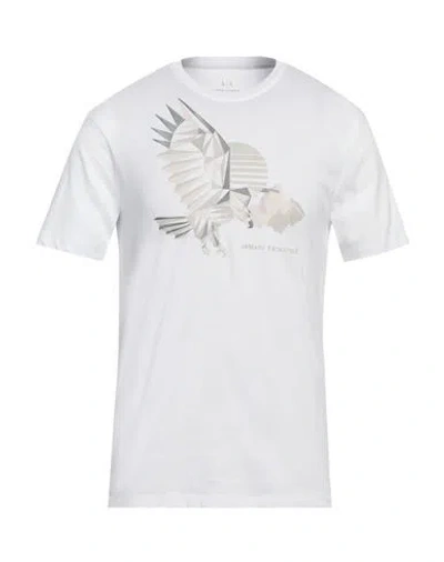 Armani Exchange Man T-shirt White Size S Cotton
