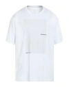 Armani Exchange Man T-shirt White Size L Cotton In White
