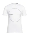 Armani Exchange Man T-shirt White Size S Organic Cotton