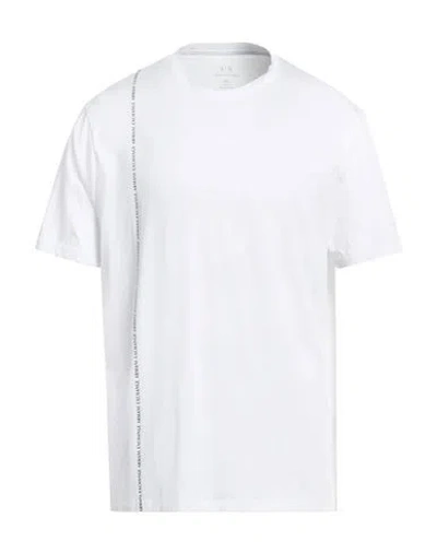 Armani Exchange Man T-shirt White Size Xl Cotton