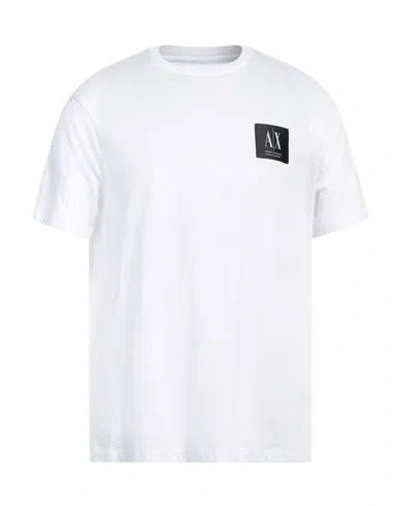 Armani Exchange Man T-shirt White Size Xs Cotton