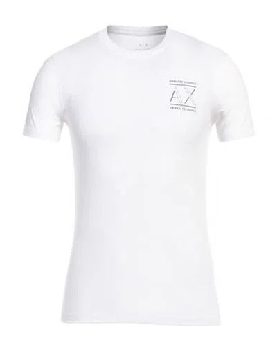 Armani Exchange Man T-shirt White Size Xs Cotton