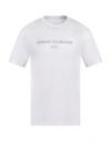 Armani Exchange Man T-shirt White Size M Cotton In White