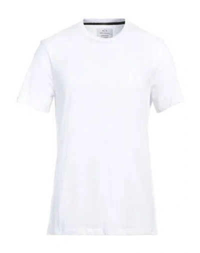 Armani Exchange Man T-shirt White Size Xs Cotton