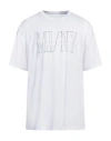 Armani Exchange Man T-shirt White Size Xxl Cotton