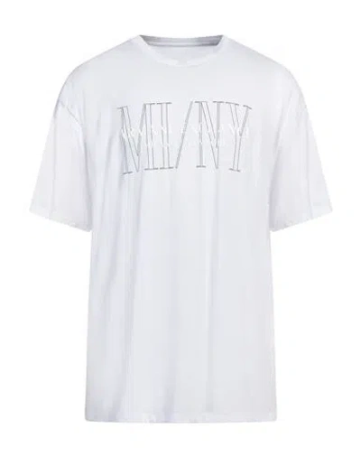Armani Exchange Man T-shirt White Size Xxl Cotton In White