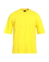 Armani Exchange Man T-shirt Yellow Size L Cotton In Yellow