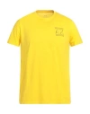 Armani Exchange Man T-shirt Yellow Size L Cotton
