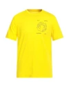 Armani Exchange Man T-shirt Yellow Size L Pima Cotton In Yellow
