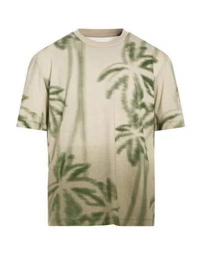 Armani Exchange Man T-shirt Light Grey Size L Cotton In Gray