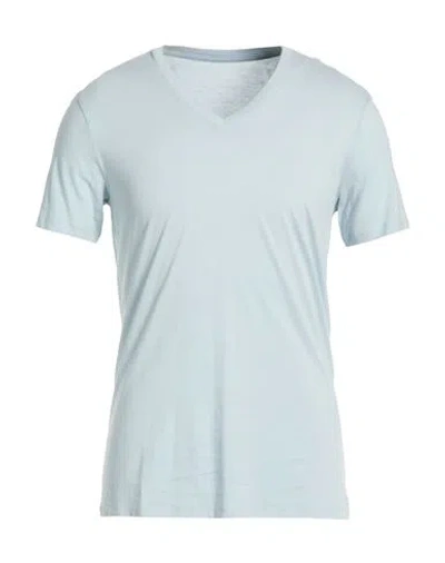 Armani Exchange Man T-shirt Sky Blue Size L Pima Cotton