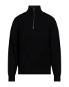 Armani Exchange Man Turtleneck Black Size L Acrylic, Cotton, Virgin Wool