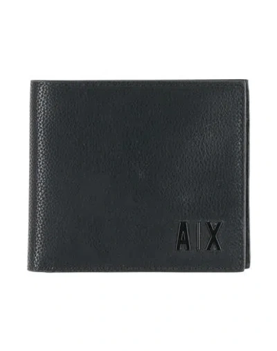 Armani Exchange Man Wallet Black Size - Leather Fibre, Polyester, Polyurethane