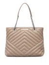 Armani Exchange Logo-plaque Tote Bag In Pink