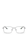 Armani Exchange Matte Rectangle-frame Glasses In Grau