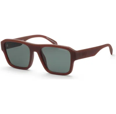 Armani Exchange Men's 56 Mm Brown Sunglasses In Red