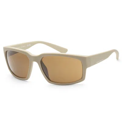 Armani Exchange Men's 61mm Matte Beige Sunglasses In Multi