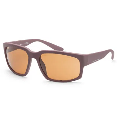 Armani Exchange Men's 61mm Matte Bordeaux Sunglasses In Multi