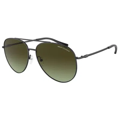 Armani Exchange Men's 62mm Matte Black Sunglasses