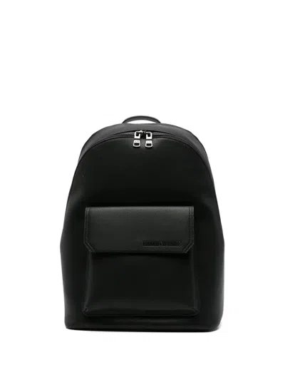 Armani Exchange Men's Backpacks In Black