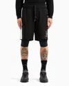 Armani Exchange Men's Cotton Drawstring 9" Shorts In Pattern