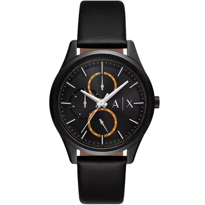 ARMANI EXCHANGE MEN'S DANTE BLACK DIAL WATCH