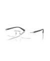 Armani Exchange 56mm Rectangle Optical Glasses In Green