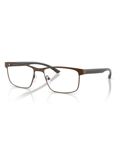Armani Exchange Men's Eyeglasses, Ax1070 In Matte Brown