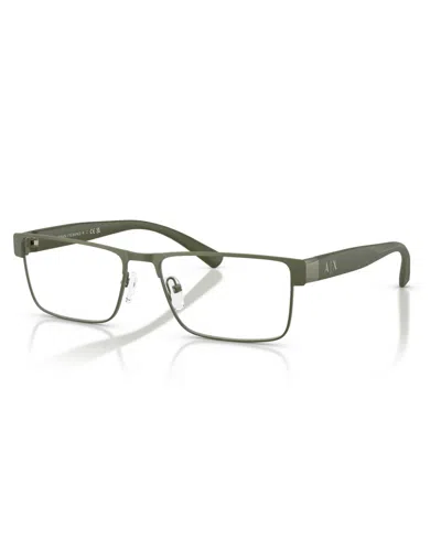 Armani Exchange Men's Eyeglasses, Ax1078 In Matte Green