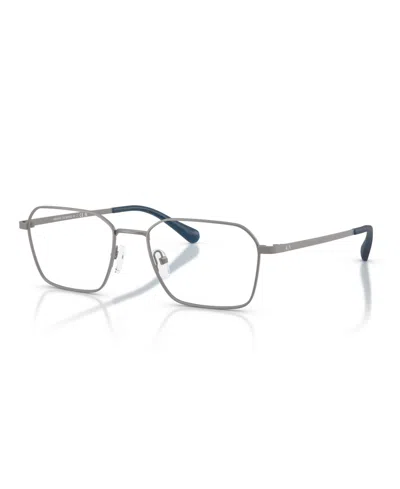 Armani Exchange Men's Eyeglasses, Ax1079 In Matte Gunmetal