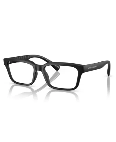 Armani Exchange Men's Eyeglasses, Ax3116 In Black