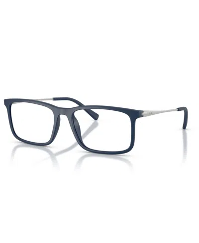 Armani Exchange Men's Eyeglasses, Ax3148u In Matte Blue
