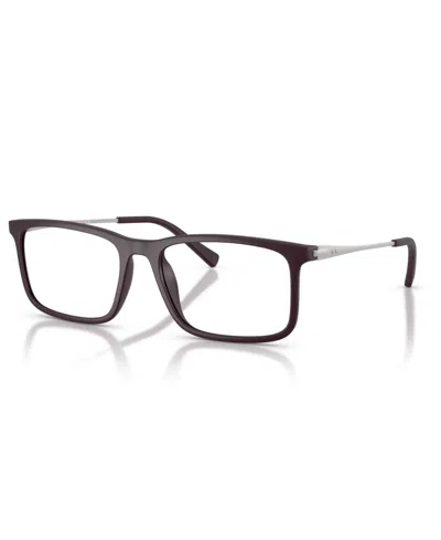 Armani Exchange Men's Eyeglasses, Ax3148u In Matte Brown