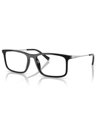Armani Exchange Men's Eyeglasses, Ax3148u In Shiny Black
