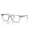 Armani Exchange Men's Eyeglasses,ax3114 In Shiny Transparent Brown