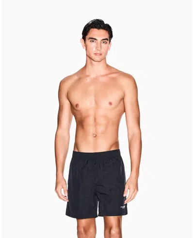 Armani Exchange Men's Icon Swim Trunk In Black