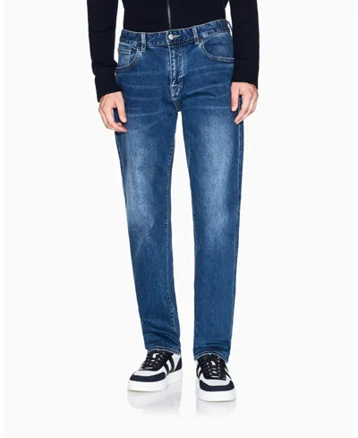 Armani Exchange Men's J13 Comfort Slim Cotton Denim Jeans In Blue